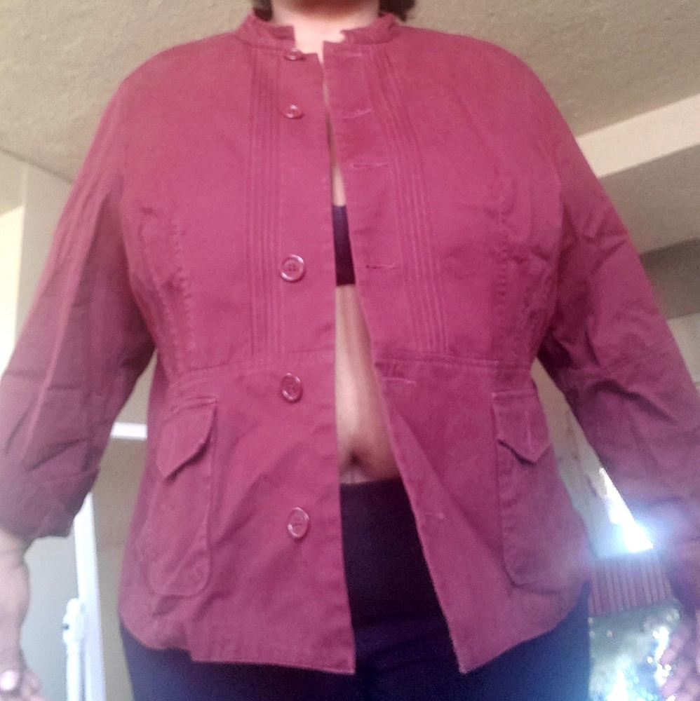 Burgundy Jacket - Picture 2 of 4